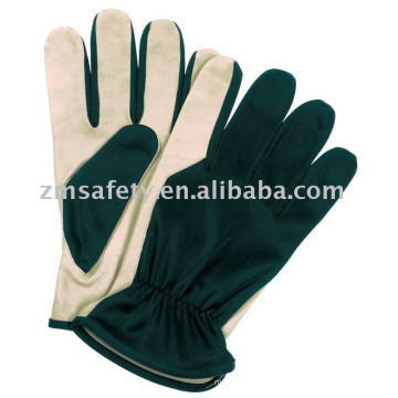 Guantes de trabajo de cuero de grano de cerdo ZM033-L